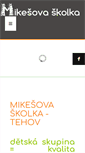 Mobile Screenshot of mikesovaskolka.cz