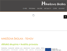 Tablet Screenshot of mikesovaskolka.cz